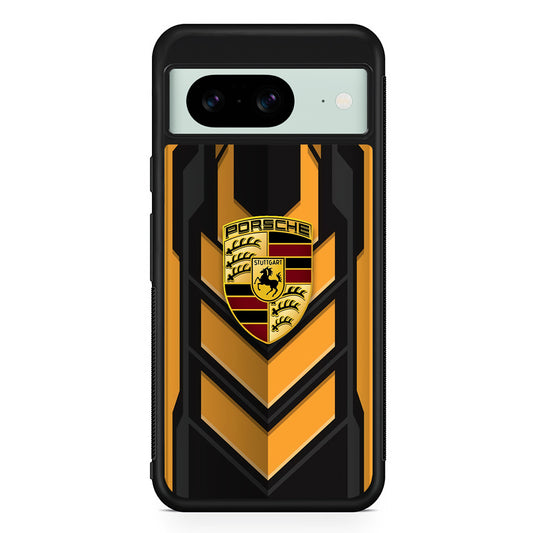 Porsche Drove Forward Google Pixel 8 Case | Slim Rubber Case for Google Pixel 8