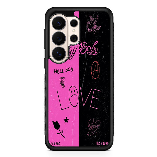 Lil Peep Pink and Black Samsung Galaxy S26 Ultra Case | Slim Protective Case for Samsung Galaxy S26 Ultra