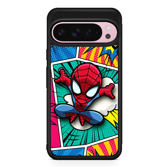 Spiderman Comic Poof Google Pixel 9 Pro XL Case | Protective Cover