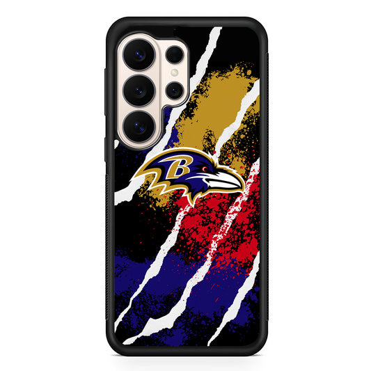 NFL Baltimore Ravens Color Spots Samsung Galaxy S26 Ultra Case | Slim Protective Case for Samsung Galaxy S26 Ultra
