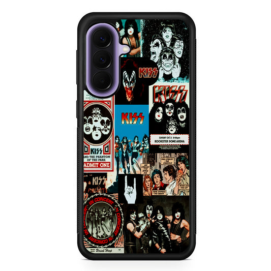 Kiss Band Collage Poster Samsung Galaxy A57 Case | Slim Samsung Galaxy A57 Rubber Case
