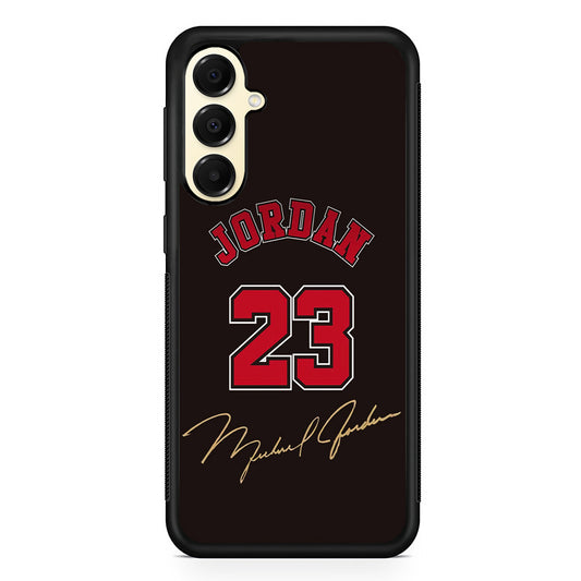 Air Jordan Signature Number Samsung Galaxy A16 Case | Slim Rubber Case for Samsung Galaxy A16