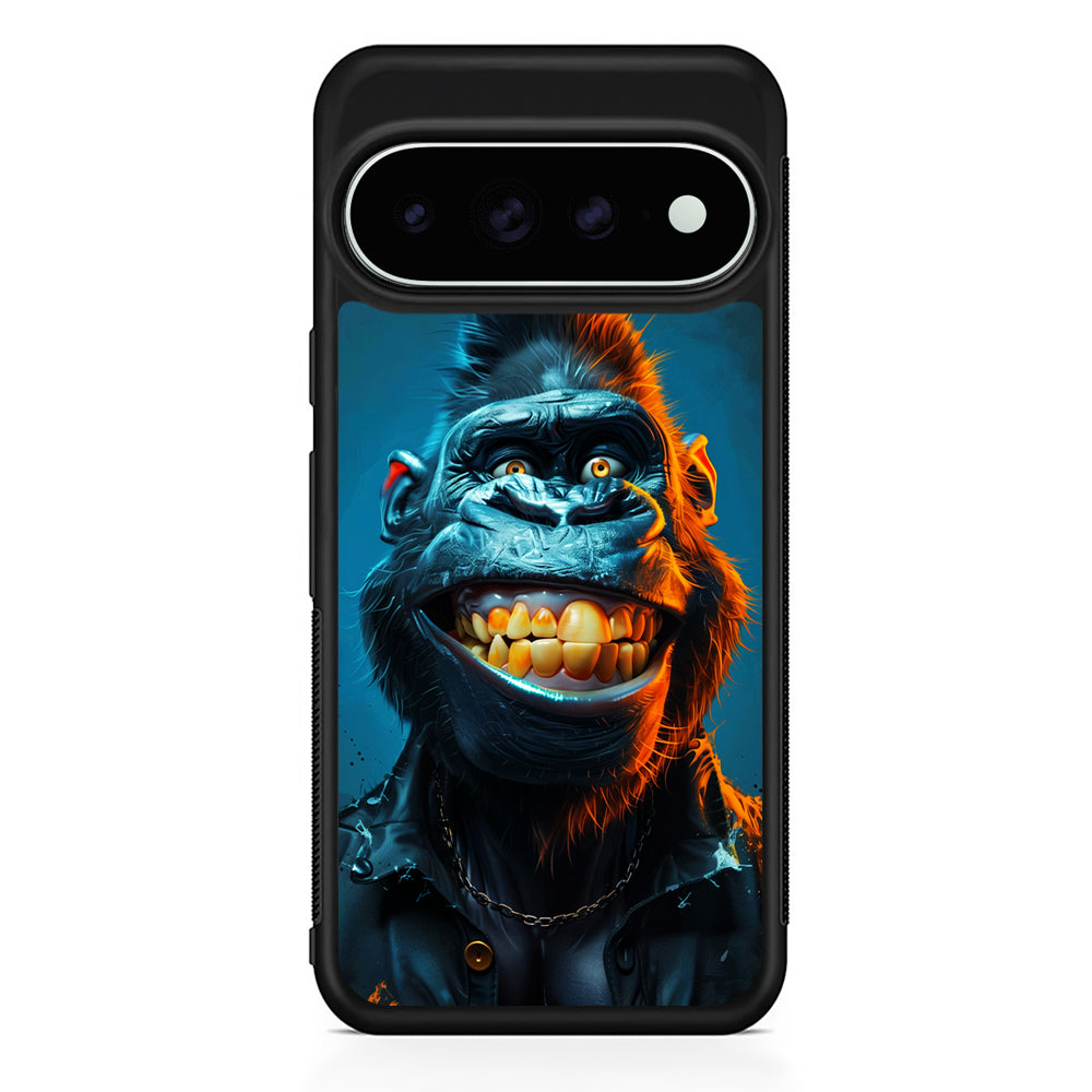 Cartoon Gorilla Smiles Wide Google Pixel 11 Pro XL Case - Custom Design Protective Case