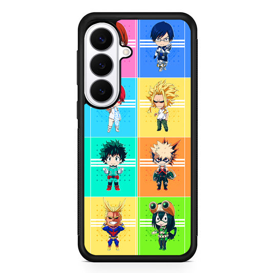 My Hero Academia Characters Chibi Samsung Galaxy S26 Plus Case | Slim Protective Cover for Samsung Galaxy S26 Plus