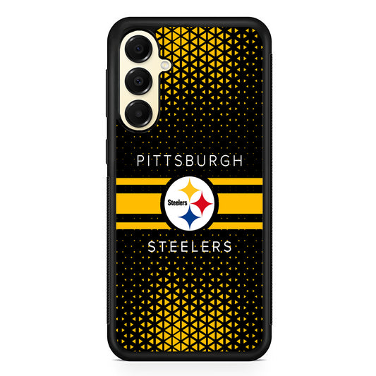 NFL Pittsburgh Steelers Logo Samsung Galaxy A16 Case | Slim Rubber Samsung Galaxy A16 Case