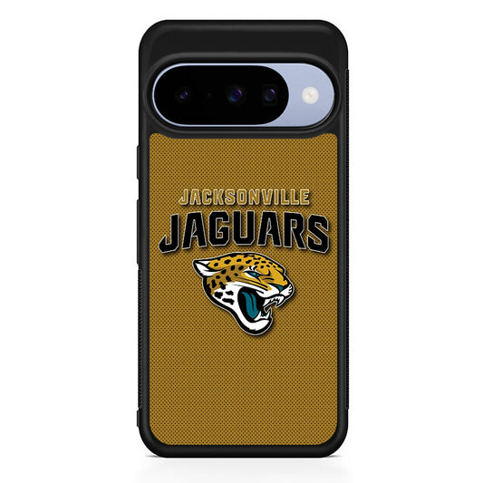 NFL Jacksonville Jaguars Logo Google Pixel 10 Case | Google Pixel 10 Rubber Protective Case