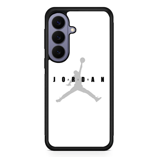 Air Jordan Pearl White Samsung Galaxy S26 Case | Slim Protective Rubber Case for Samsung S26
