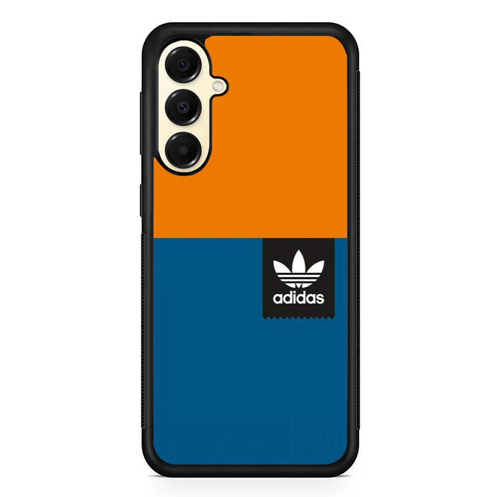 Adidas Logo On Square Samsung Galaxy A16 Case | Slim Rubber Case for Samsung Galaxy A16
