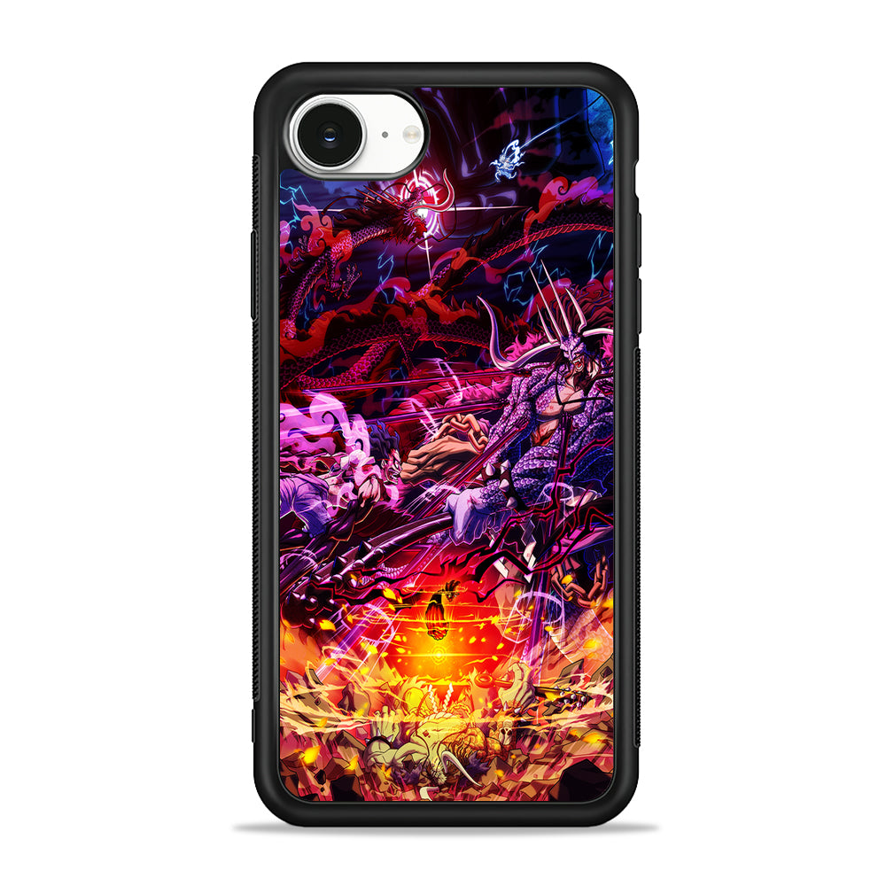 One Piece Luffy VS Kaido iPhone 16e Case | Protective Phone Cover