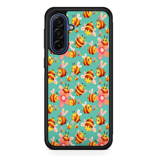Cute Cartoon Honey Bees Samsung Galaxy A17 Case | Slim Protective Phone Cover