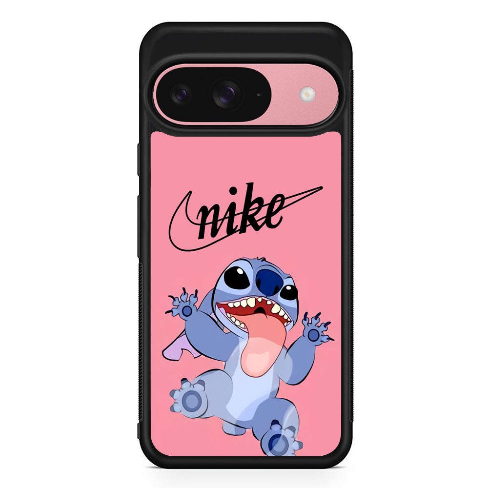 Nike Stitch Pink Google Pixel 9 Case | Durable Google Pixel 9 Cover
