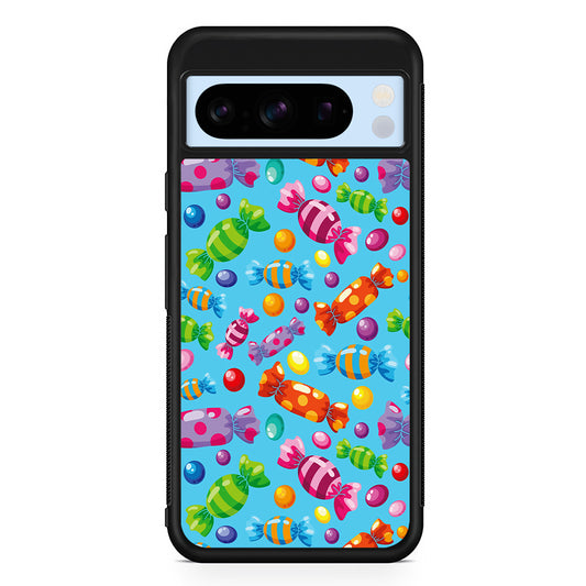 Colorfully Wrapped Candies Google Pixel 8 Pro Case | Slim Rubber Case for Google Pixel 8 Pro