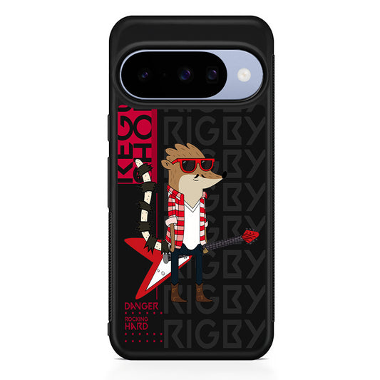 Regular Show Rigby Rockstar Google Pixel 10 Case | Google Pixel 10 Rubber Protective Case