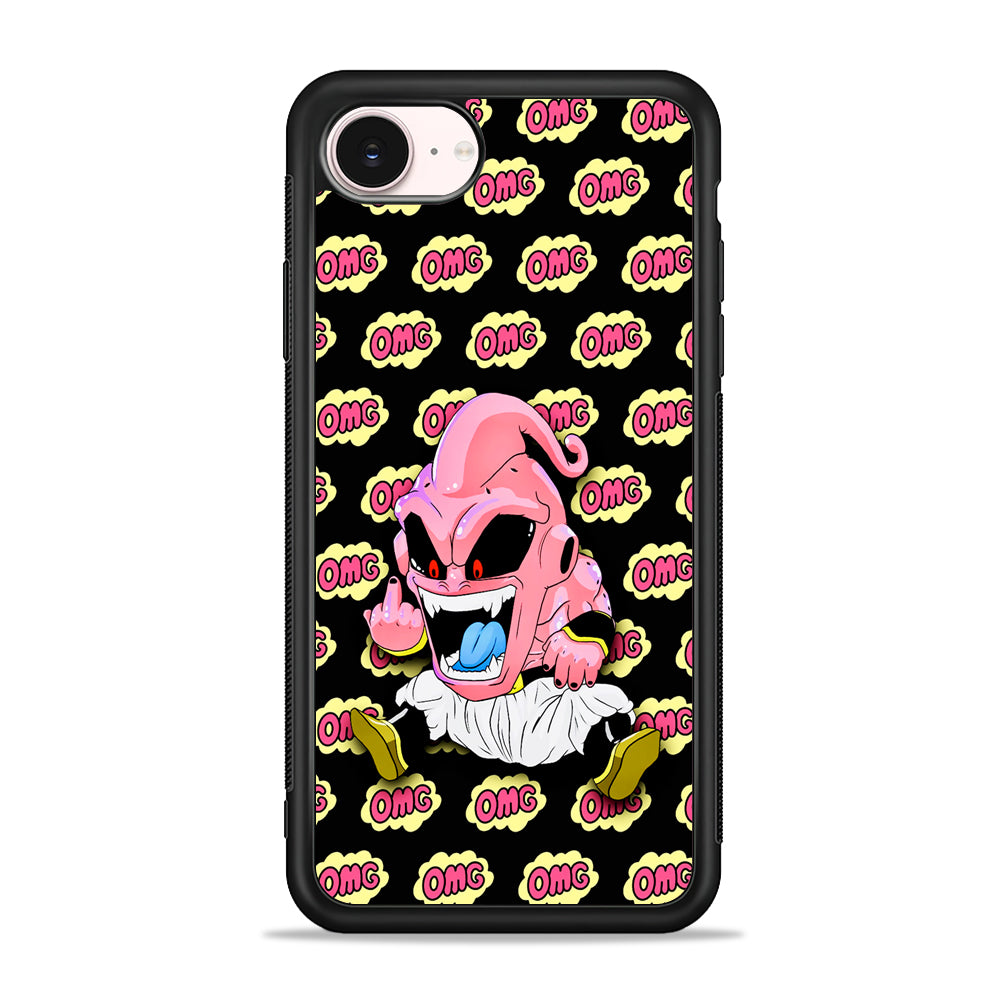 Kid Buu OMG Word Patern iPhone 17e Case - Silicone Case