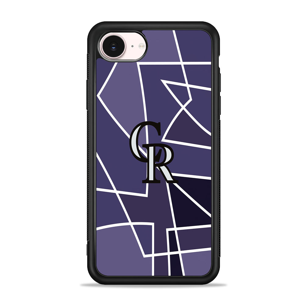 MLB Colorado Rockies Logo iPhone 17e Case - Silicone Case