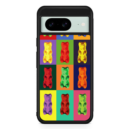 Gummy Bear Pop Art Google Pixel 8 Case | Durable Protective Cover for Google Pixel 8