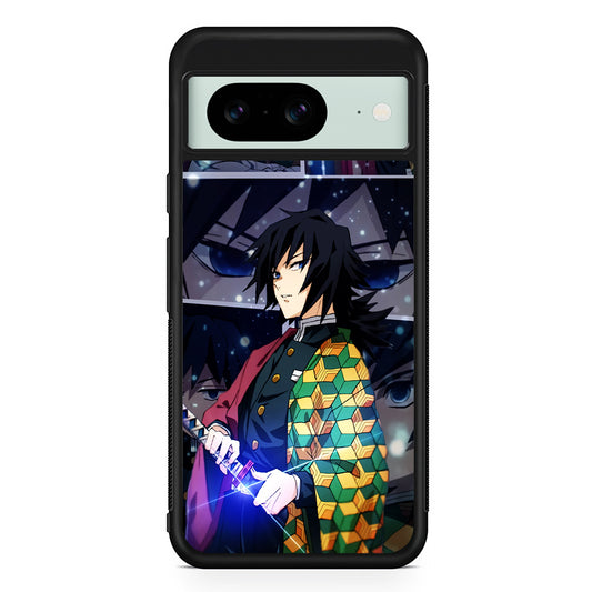 Kimetsu No Yaiba Giyuu In Frame Google Pixel 8 Case | Durable Protective Cover for Google Pixel 8