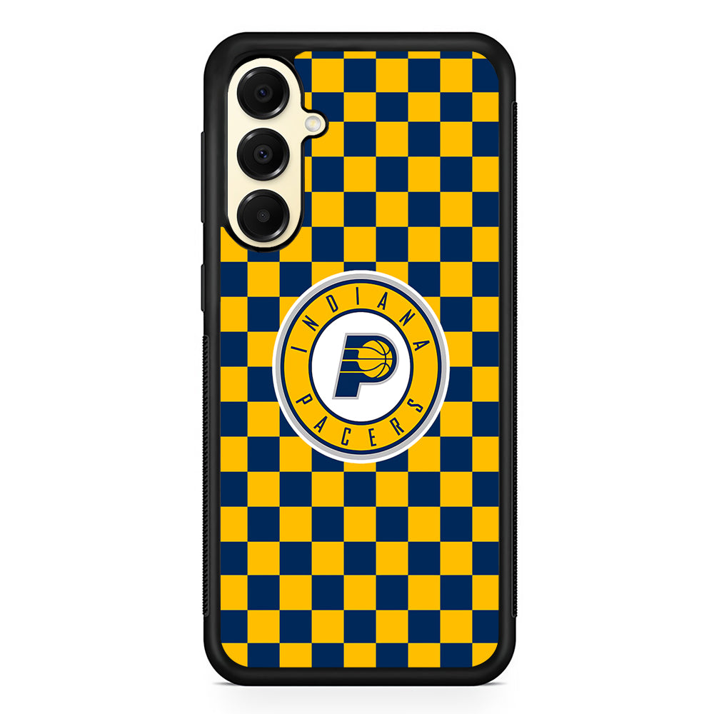 NBA Indiana Pacers Plaid Samsung Galaxy A16 Case | Slim Rubber Samsung Galaxy A16 Case