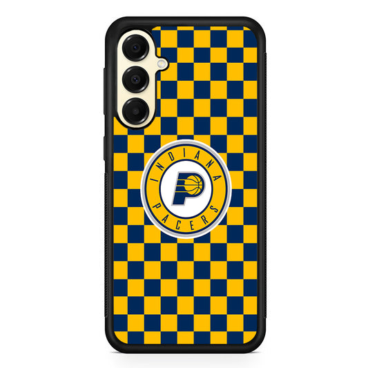 NBA Indiana Pacers Plaid Samsung Galaxy A16 Case | Slim Rubber Samsung Galaxy A16 Case