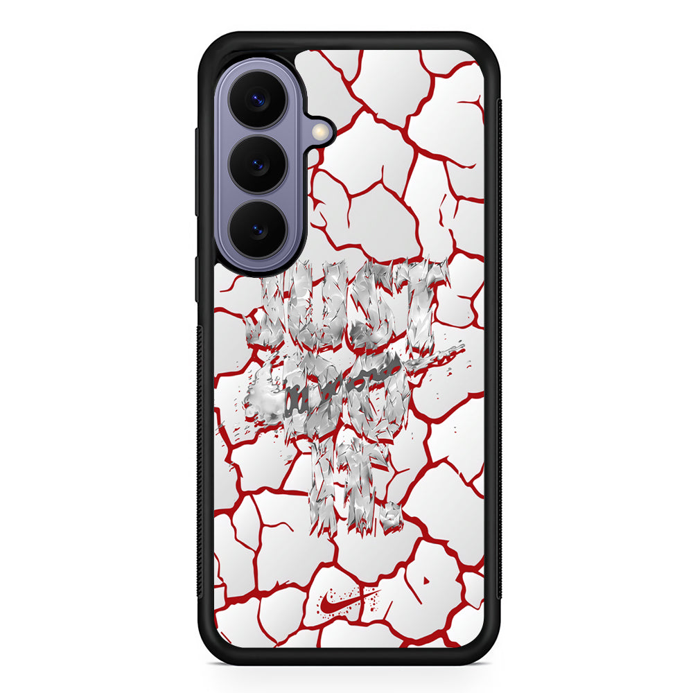 Nike On The Red Crack Samsung Galaxy S26 Case | Lightweight Samsung Galaxy S26 Phone Case