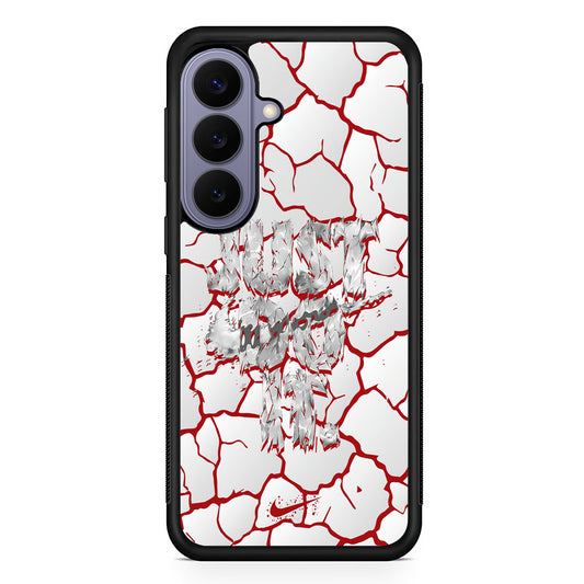 Nike On The Red Crack Samsung Galaxy S26 Case | Lightweight Samsung Galaxy S26 Phone Case