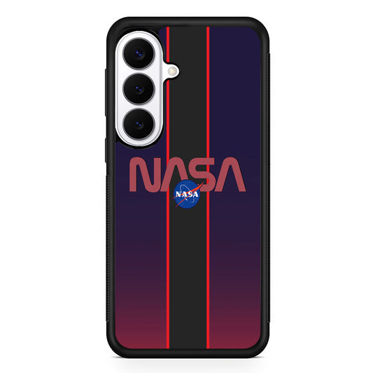 Nasa Stripe Line Red Samsung Galaxy S26 Plus Case | Lightweight Protective Cover for Galaxy S26 Plus