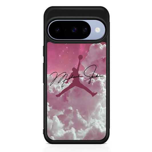 Air Jordan Signature Art of Aesthetic Aurora Google Pixel 10 Case | Google Pixel 10 Rubber Protective Case