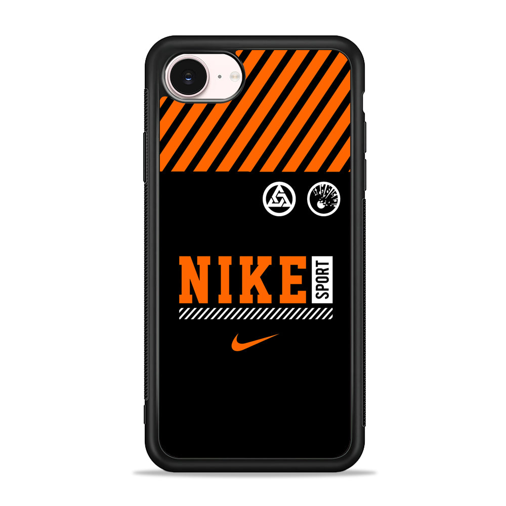 Nike Sport Line Graphics iPhone 17e Case - Silicone Case