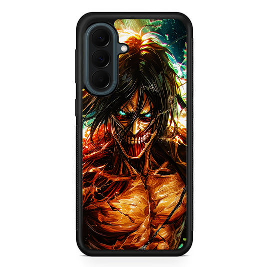 Attack on Titan Eren's Form Samsung Galaxy A37 Case | Samsung Galaxy A37 Rubber Phone Case