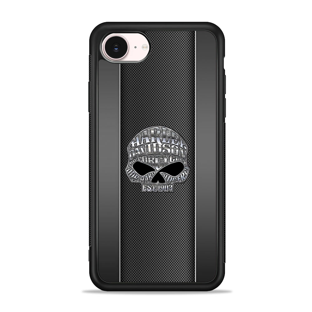 Harley Davidson Old Skull iPhone 17e Case - Silicone Case