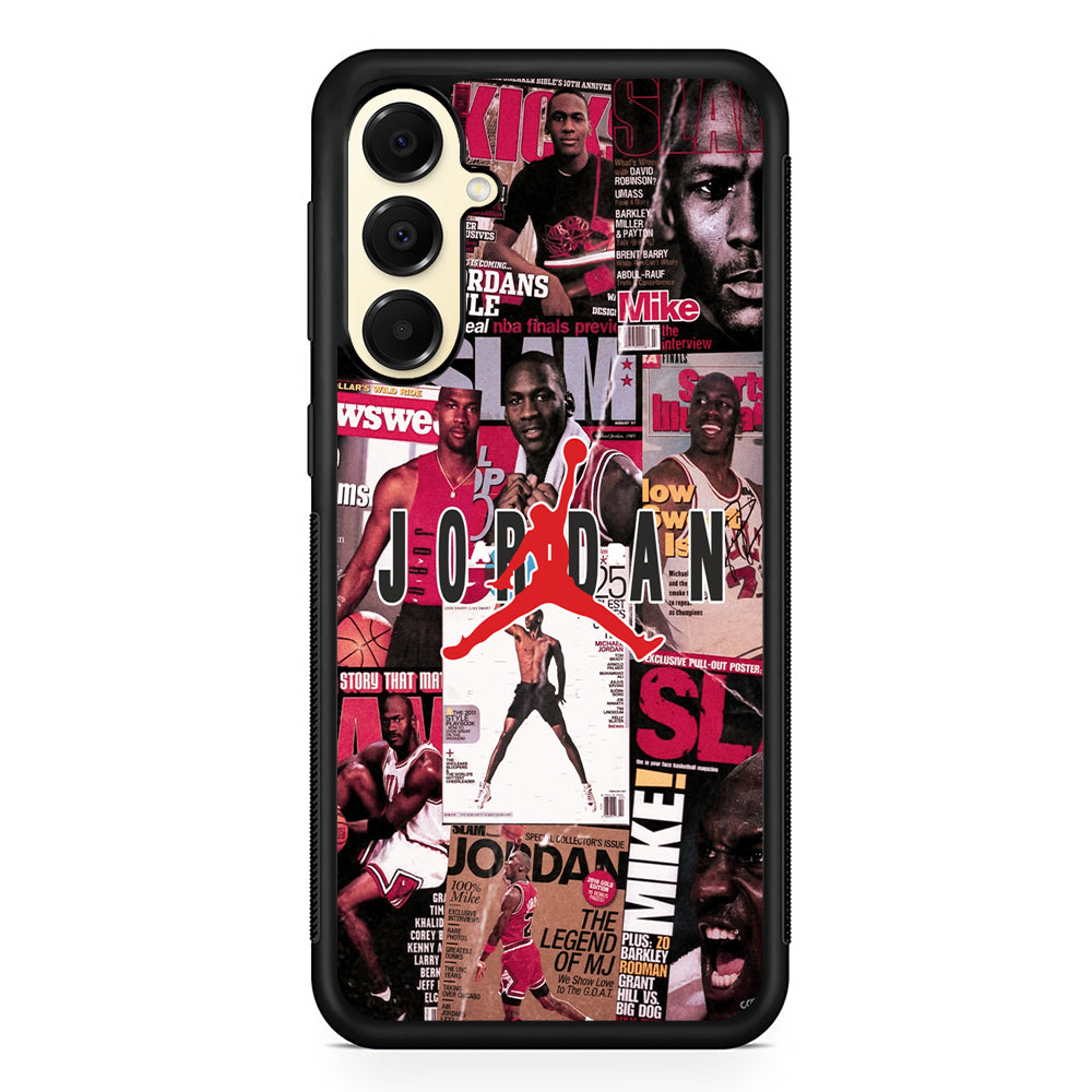 Air Jordan Magazine Collection Samsung Galaxy A16 Case | Slim Rubber Case for Samsung Galaxy A16