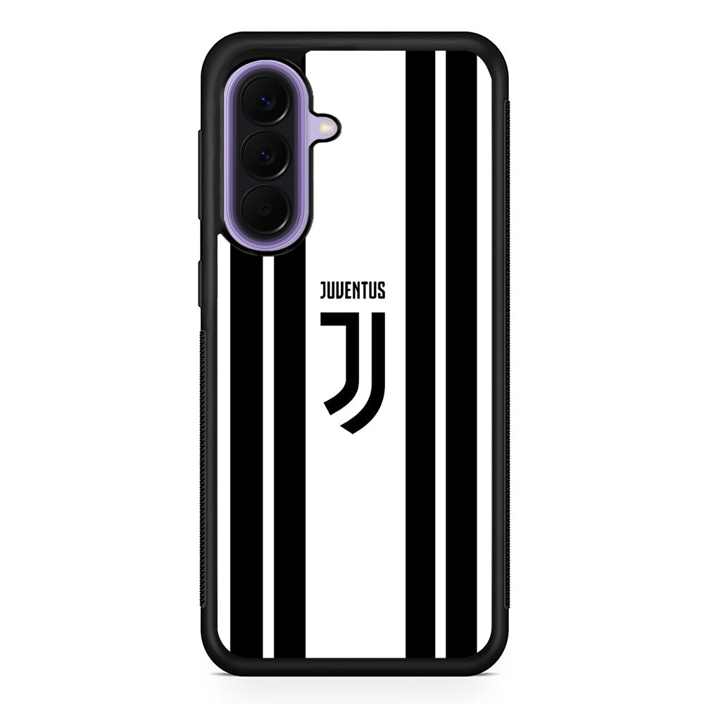 Juventus Black Stripe Samsung Galaxy A57 Case | Slim Samsung Galaxy A57 Rubber Case