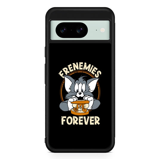 Tom and Jerry Frenemies Forever Google Pixel 8 Case | Durable Protective Cover for Google Pixel 8