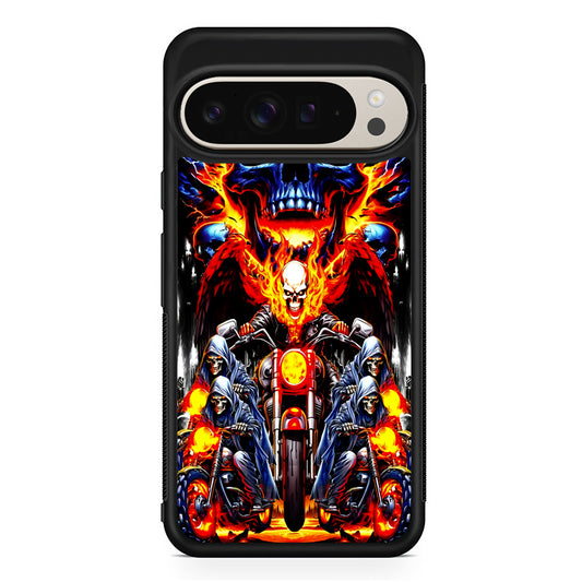 Ghost Rider and His Troops Google Pixel 9 Pro Case | Slim Protective Cover