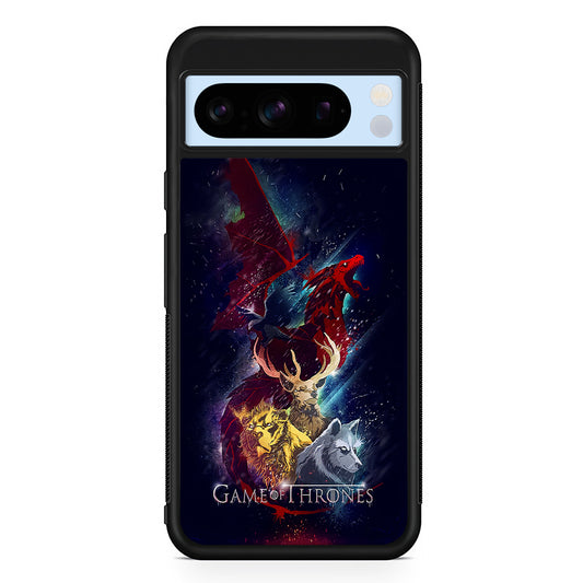 Game Of Thrones Amazing Art Google Pixel 8 Pro Case | Slim Rubber Case for Google Pixel 8 Pro