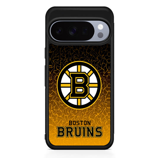 NHL Boston Bruins Team Google Pixel 10 Pro Case | Slim Google Pixel 10 Pro Rubber Case