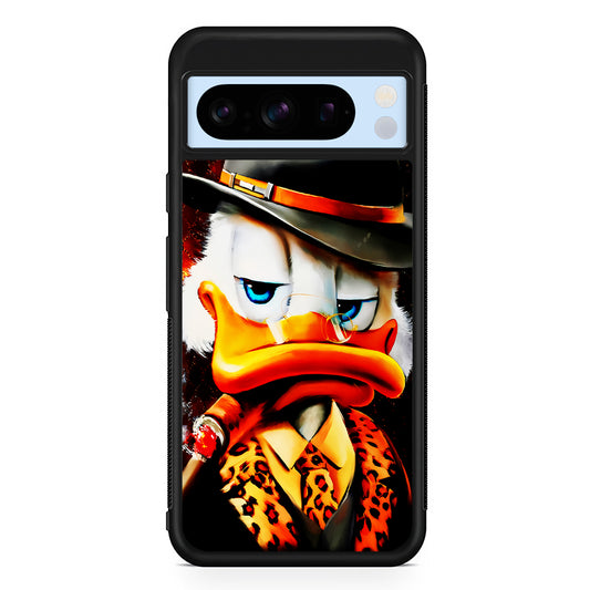 Scrooge McDuck Gangster Style Google Pixel 8 Pro Case | Slim Rubber Case for Google Pixel 8 Pro