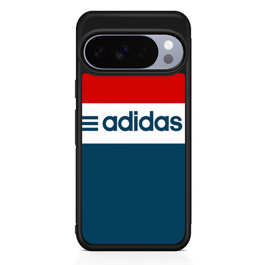 Adidas Red Blue White Google Pixel 10 Pro Case | Slim Google Pixel 10 Pro Rubber Case