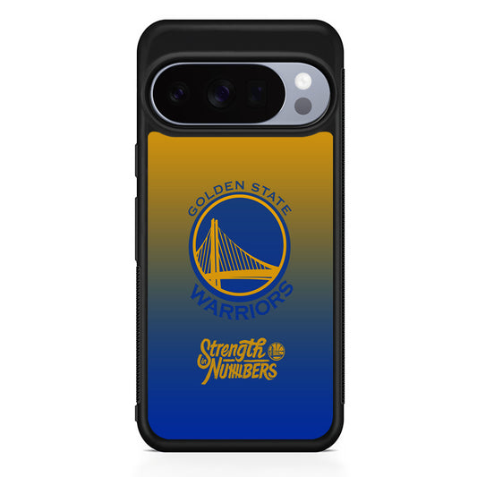 NBA Golden State Warriors Gradient Google Pixel 10 Pro Case | Slim Google Pixel 10 Pro Rubber Case