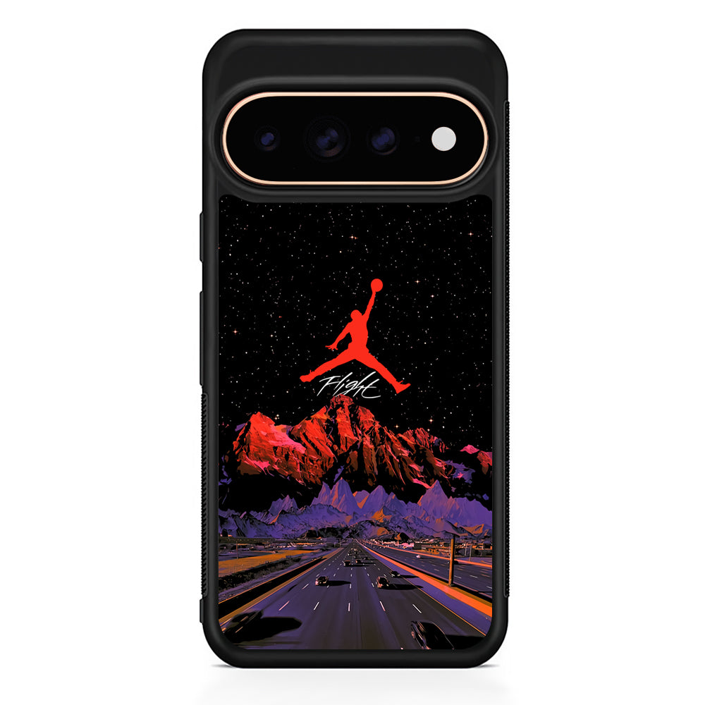 Air Jordan Night Road Landscape Google Pixel 11 Pro Case - Stylish Protective Phone Case