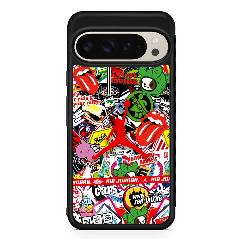 Air Jordan Mix Squad Google Pixel 9 Pro Case | Slim Protective Cover