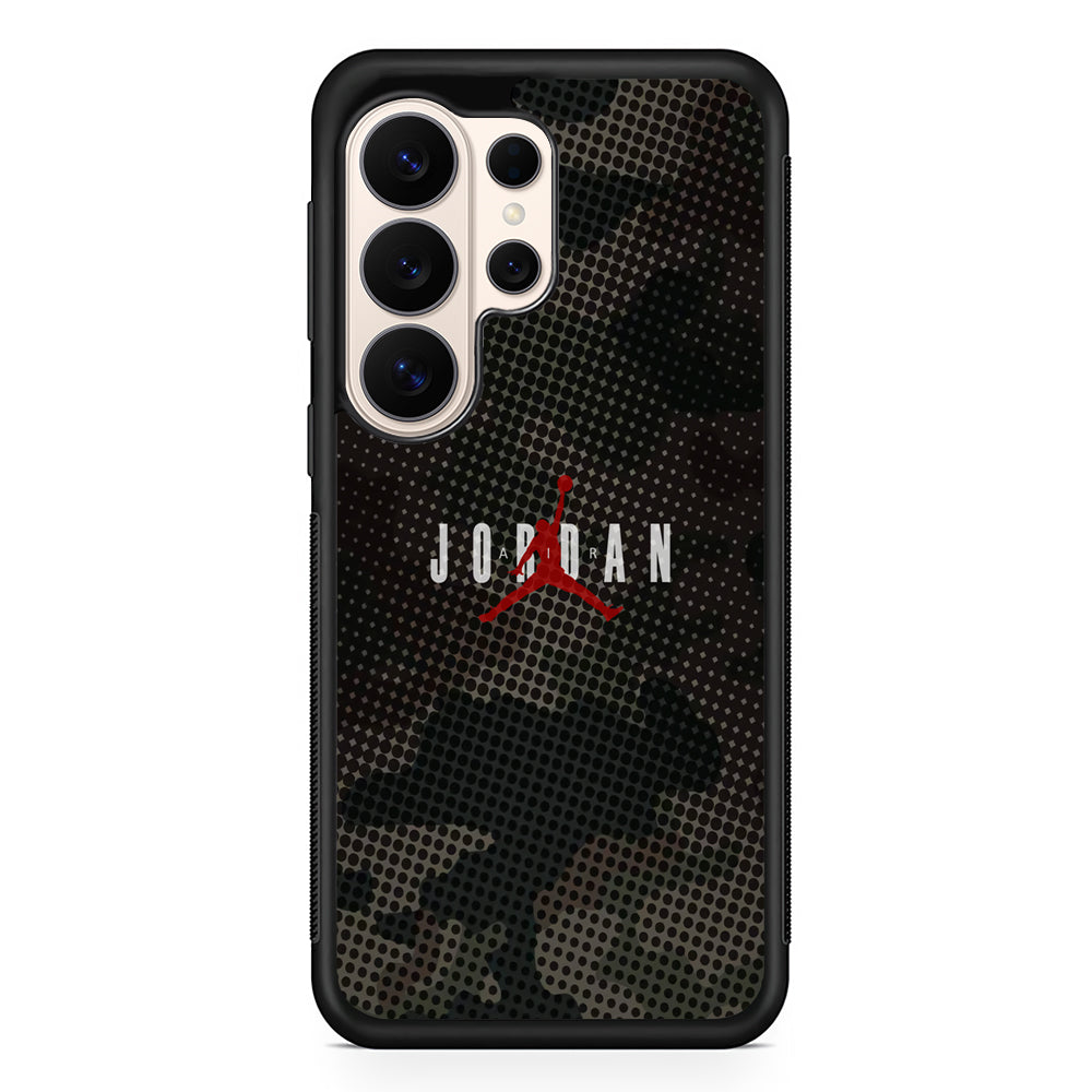 Air Jordan Gradation of Dark Camouflage Samsung Galaxy S26 Ultra Case | Durable Samsung Galaxy S26 Ultra Phone Case