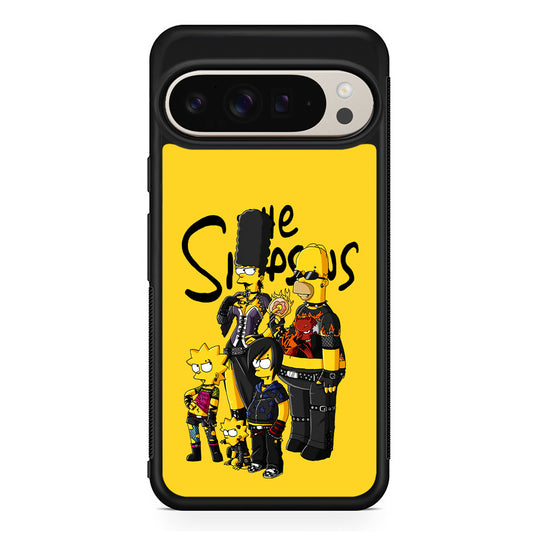 Simpsons Rock n' Roll Family Google Pixel 9 Pro Case | Slim Protective Cover
