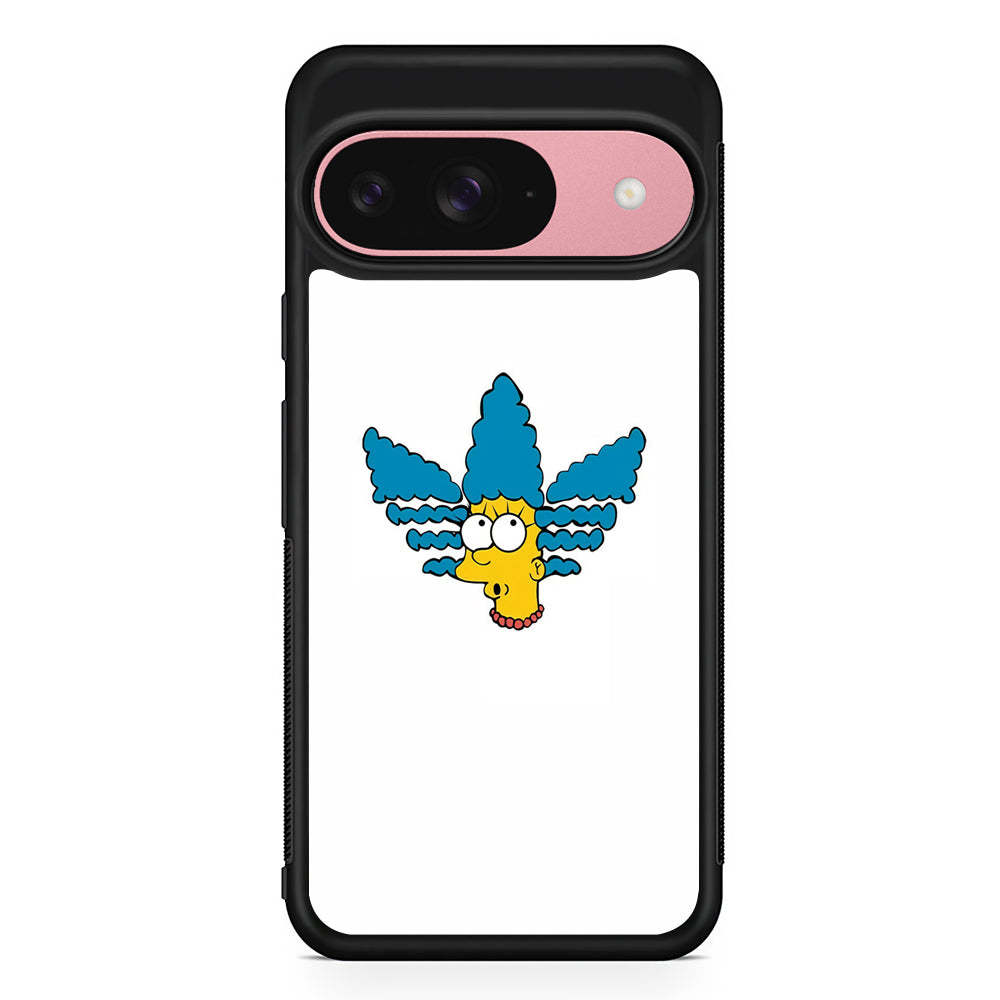 Adidas Marge Simpson Google Pixel 9 Case | Google Pixel 9 Protective Rubber Case
