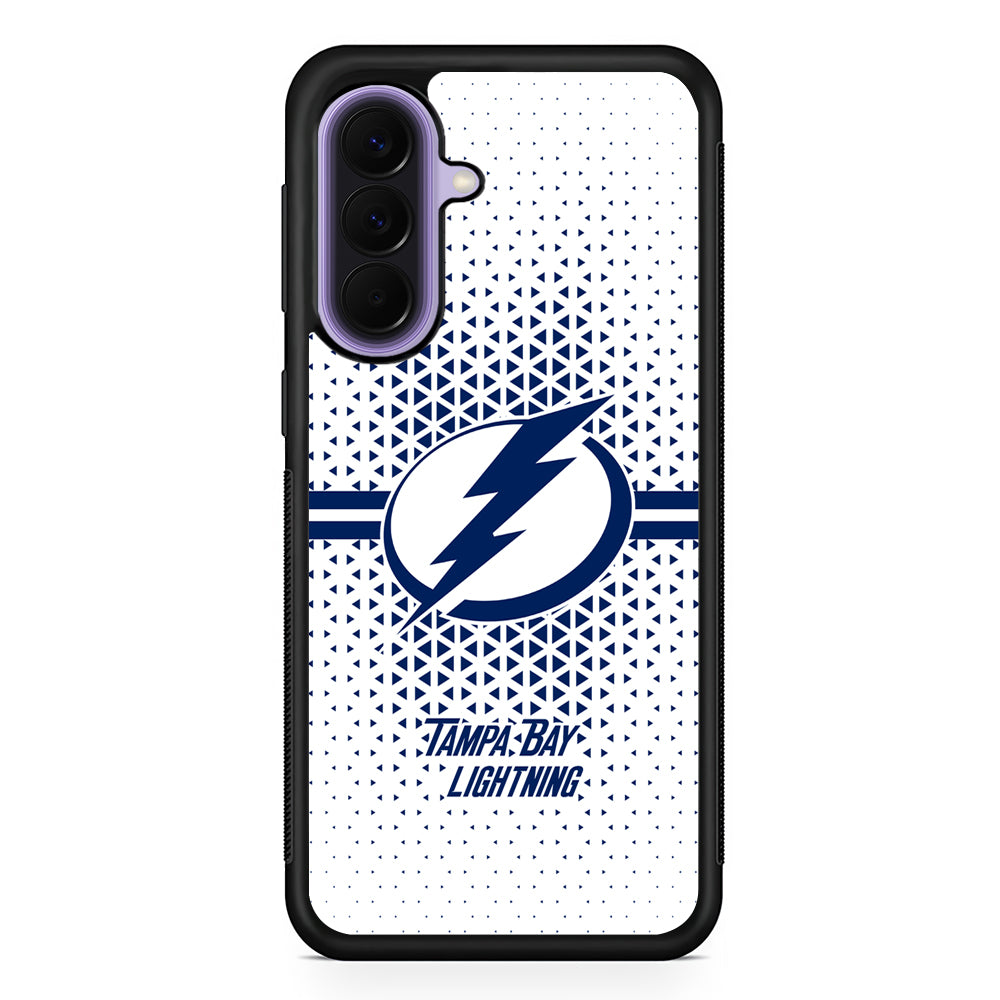 NHL Tampa Bay Lightning Triangle Samsung Galaxy A57 Case | Slim Samsung Galaxy A57 Rubber Case