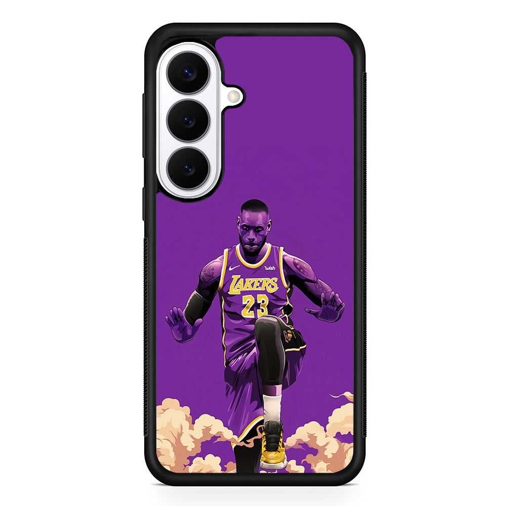 Lebron James Purple Background Samsung Galaxy S26 Plus Case | Slim Protective Cover for Samsung Galaxy S26 Plus