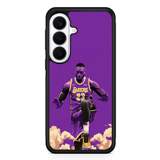 Lebron James Purple Background Samsung Galaxy S26 Plus Case | Slim Protective Cover for Samsung Galaxy S26 Plus