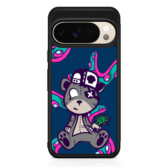 Gangsta Bear Need The Money Google Pixel 10 Pro XL Case | Slim Google Pixel 10 Pro XL Protective Case