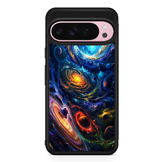 Colorful Galaxy Big Universe Google Pixel 9 Pro XL Case | Protective Cover