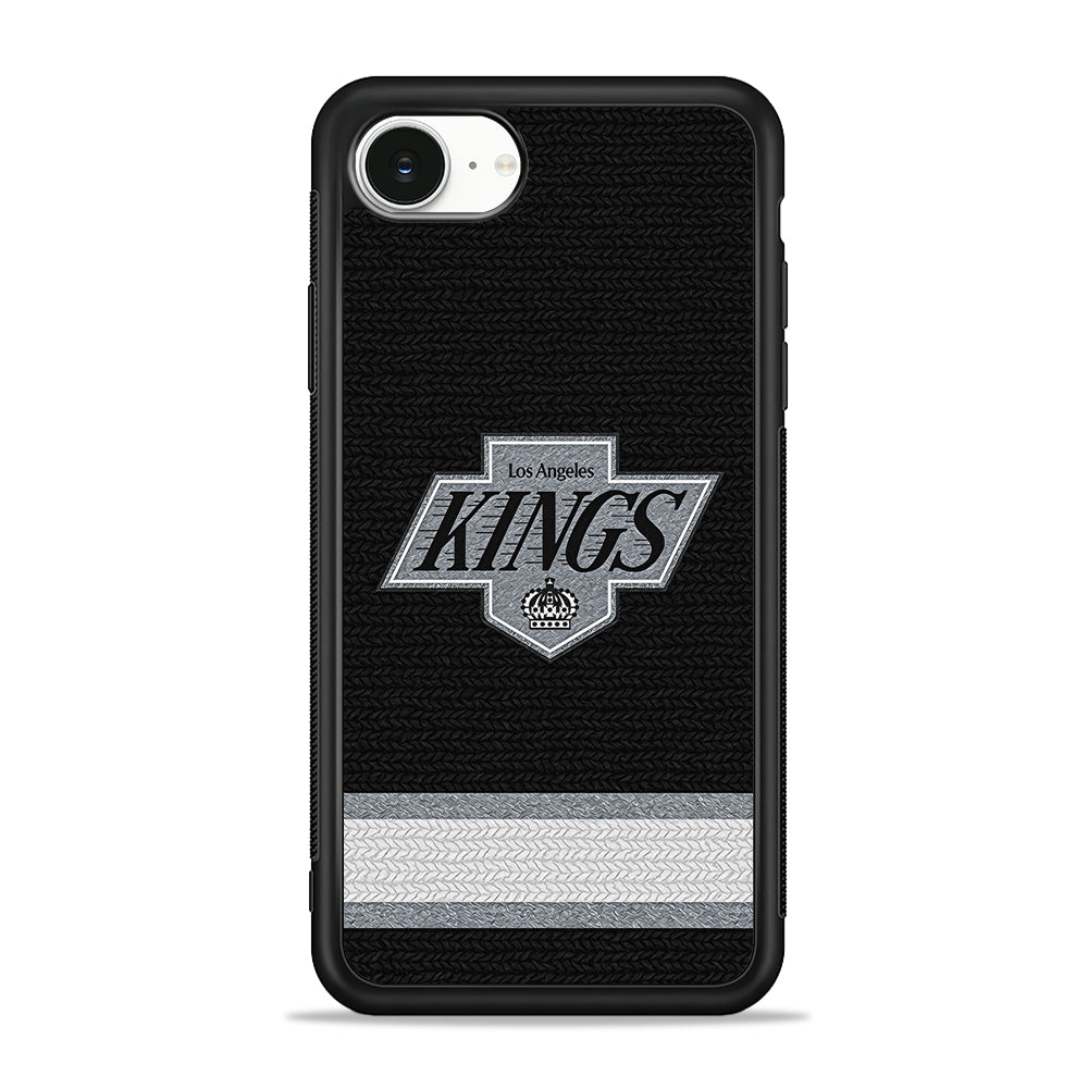 NHL Los Angeles Kings Pattern iPhone 16e Case | Protective Phone Cover